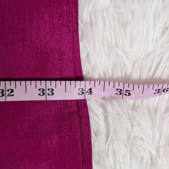 Shabby Apple Color Block Pleated Maxi Skirt Red and Purple Size 0/2 - Picture 8 of 10